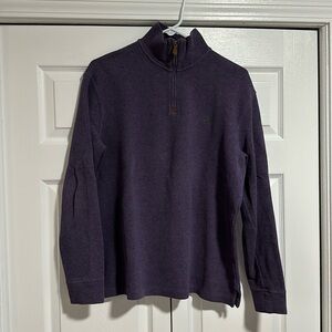 Polo Ralph Lauren purple quarter zip sweater